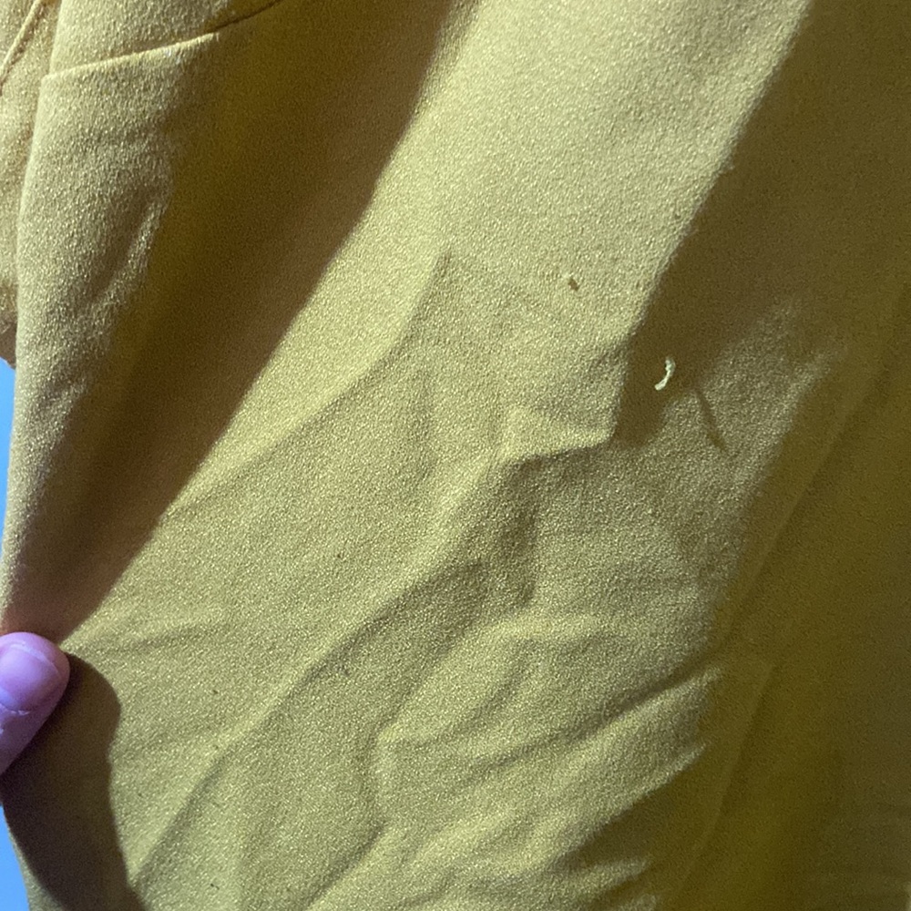 Yellow work blouse - Picture 3 of 3